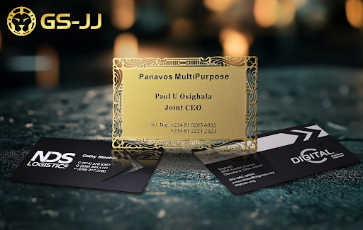 custom metal business cards