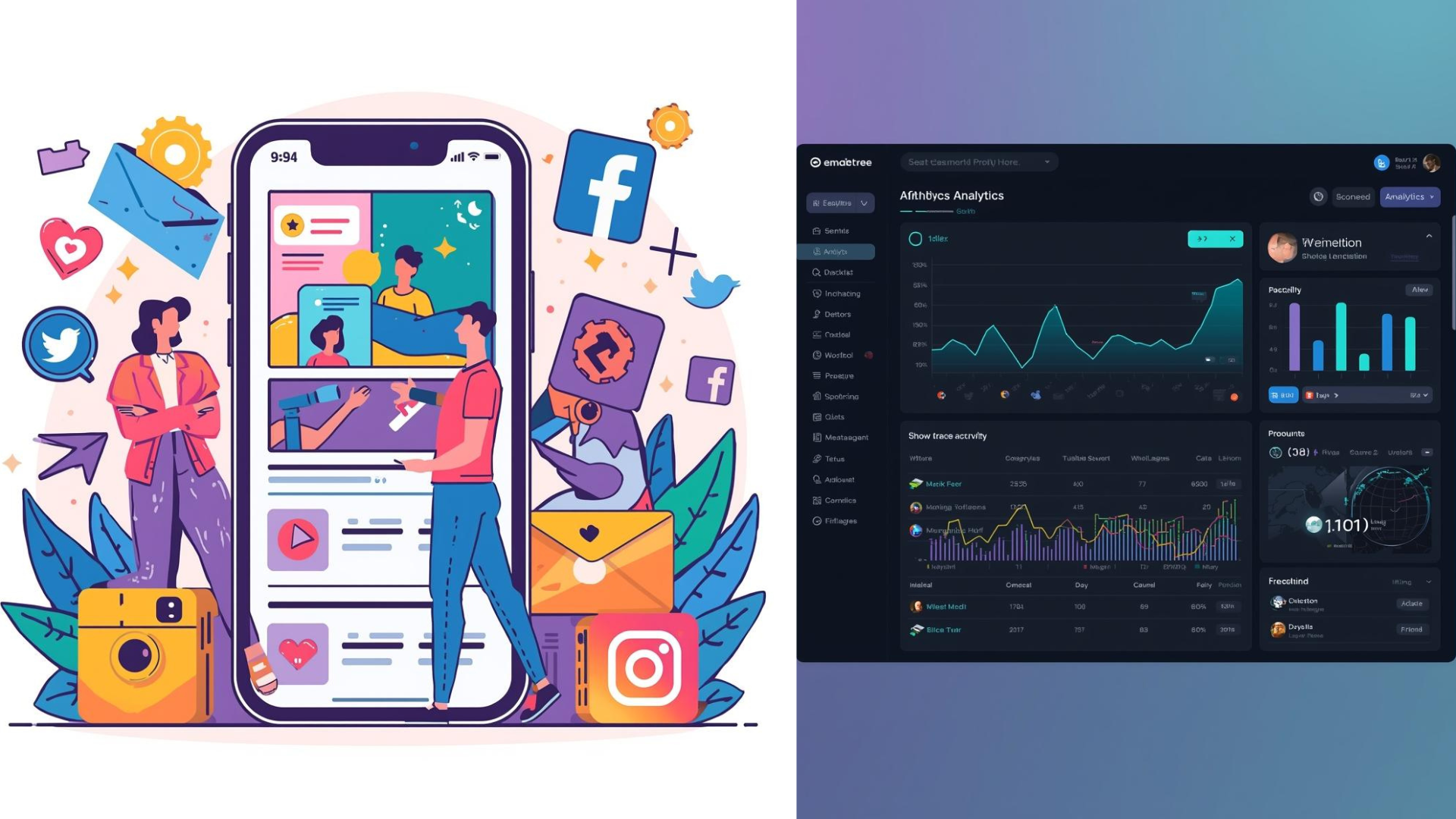 social media stuff embedtree